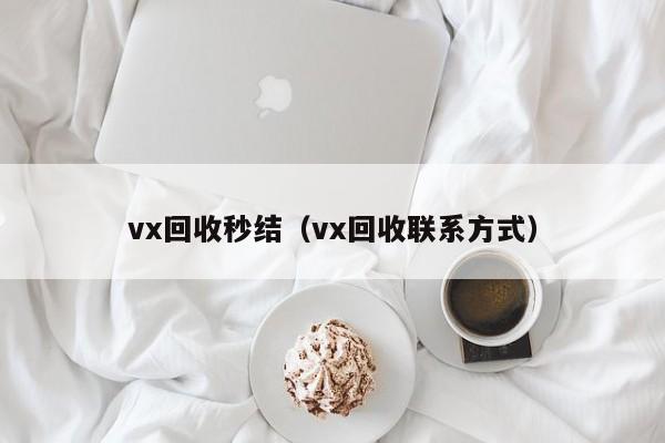 vx回收秒结（vx回收联系方式）